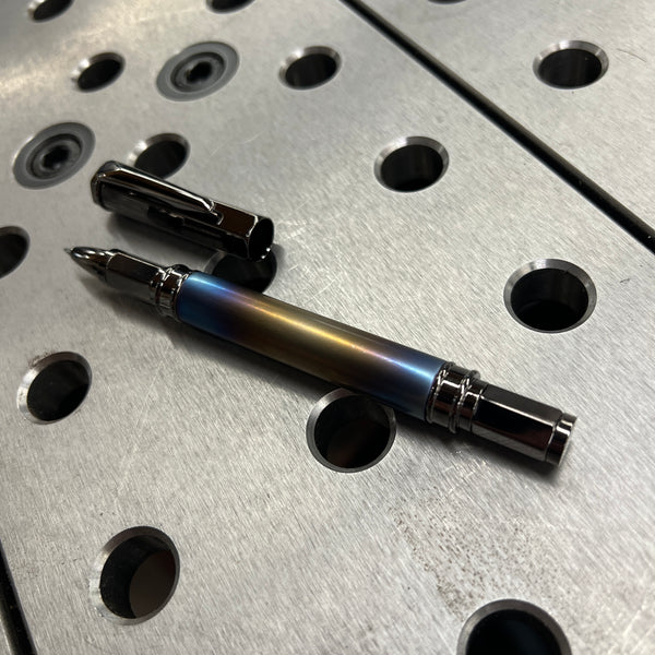 Flamed Titanium Fountain Pen