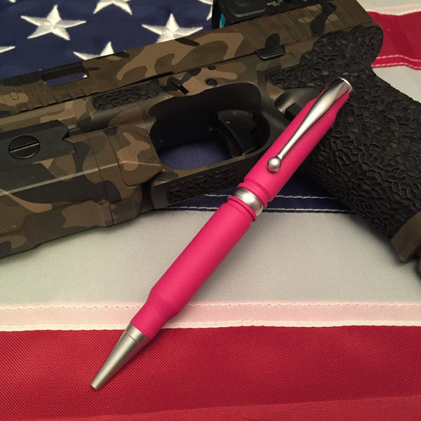 Gun Owner Bullet Pen - Hot Pink