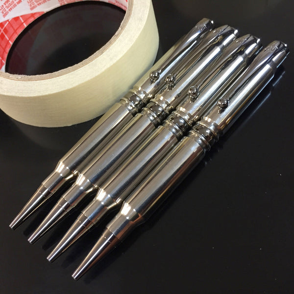 Nickel bullet Pens on display